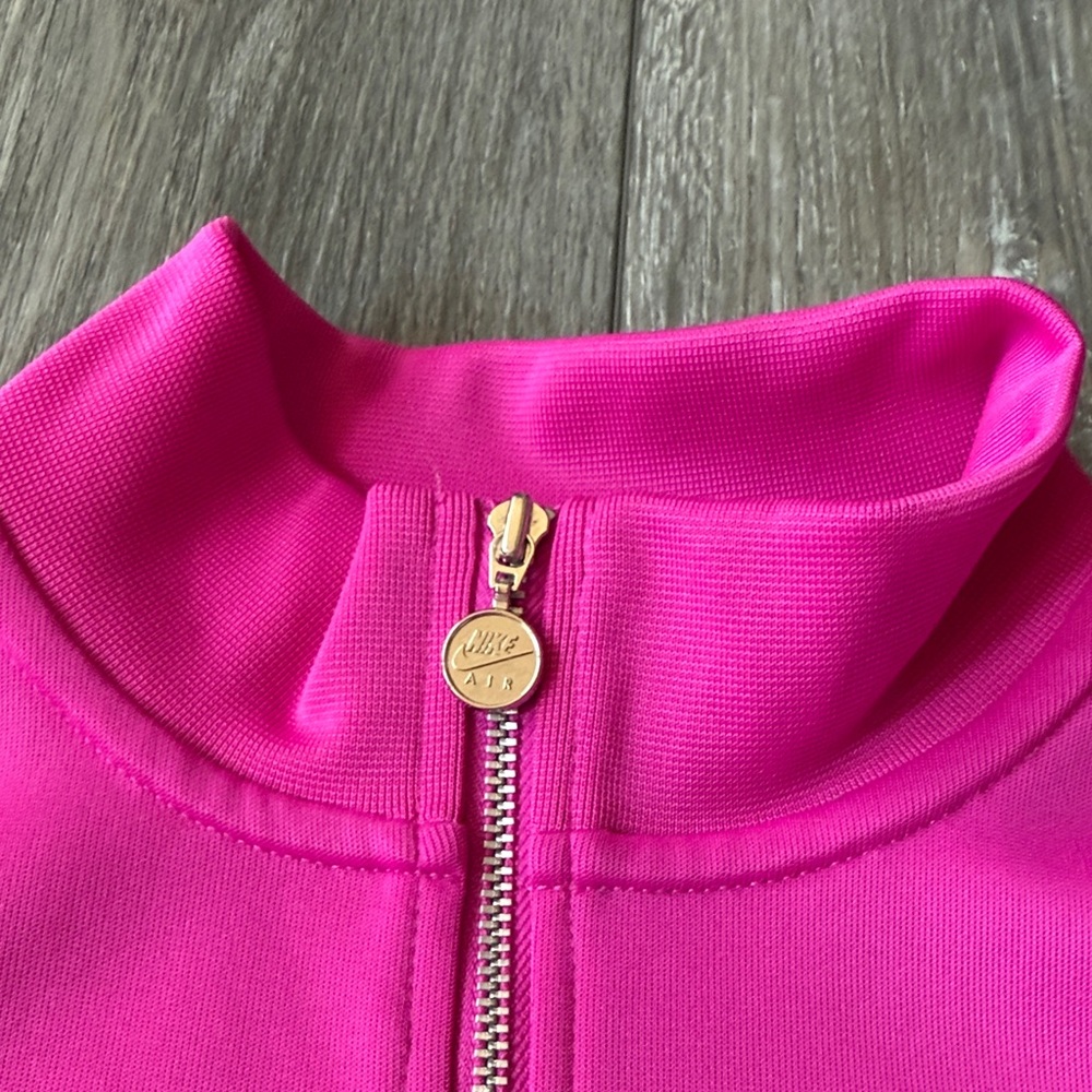 Nike Air Hot Pink Long Sleeve Romper - Picture 5 of 11